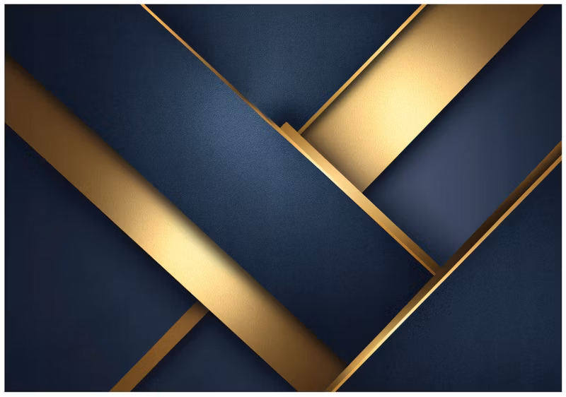 Fototapeta WALLARENA Do Sypialni Salonu Na Flizelinie Abstrakcja Glamour Geometryczna Niebieski 250×175 cm 16209VX5 1 szt.