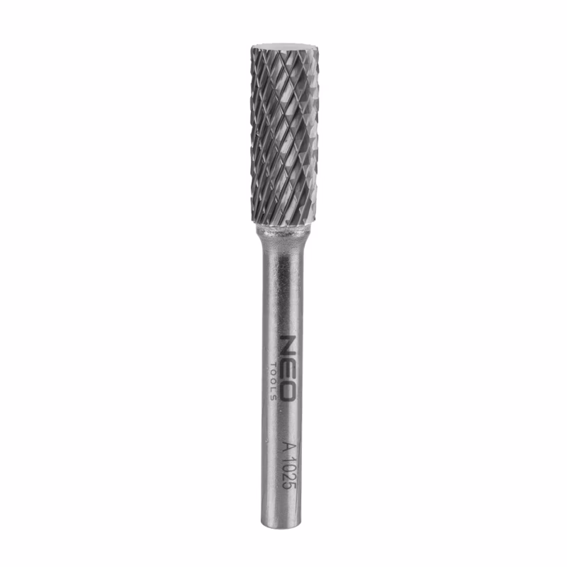 Frez do metalu NEO TOOLS HM, typ A (walcowy), 10 x 25 mm, trzpień 6 x 45 mm 1 szt