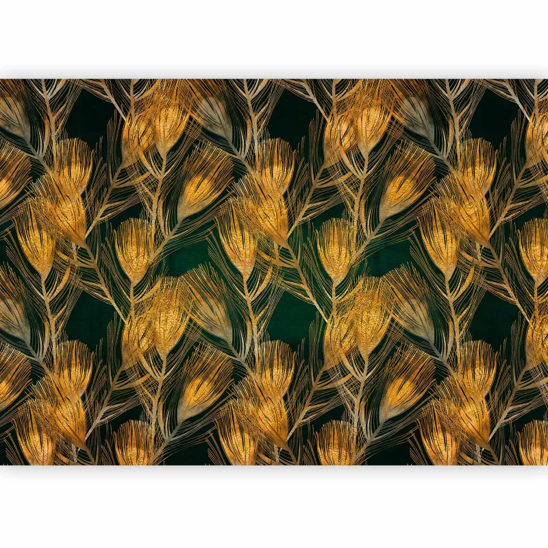 Fototapeta samoprzylepna Artgeist Kwiaty zielona 147×105 (3 części) 10107ac rolka 1 szt