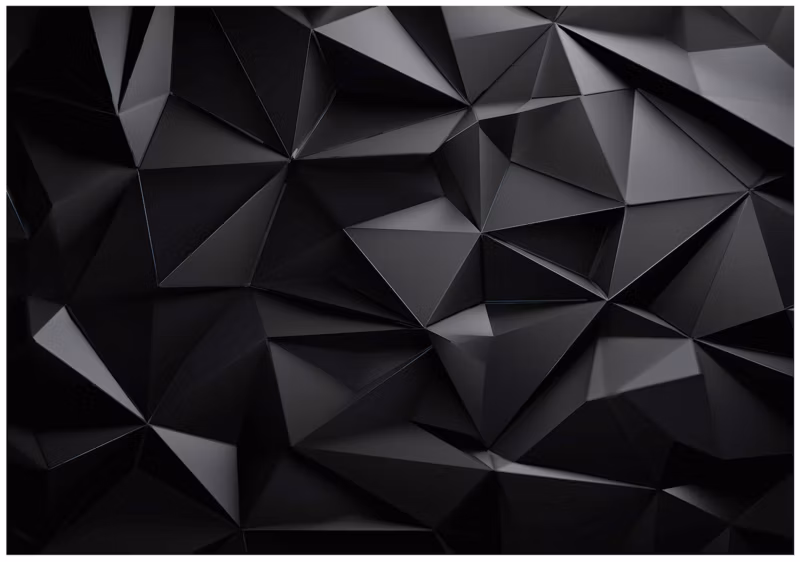 Fototapeta WALLARENA Do Sypialni Salonu Na Flizelinie 3D Geometria Abstrakcja Czarny 250×175 cm 16028VX5 1 szt.