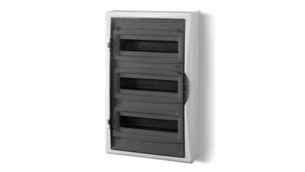 Rozdzielnica modułowa 3×12 n/t ECONOMIC BOX RN 3/36 drzwi transparentne (N+PE) IP40 2506-01