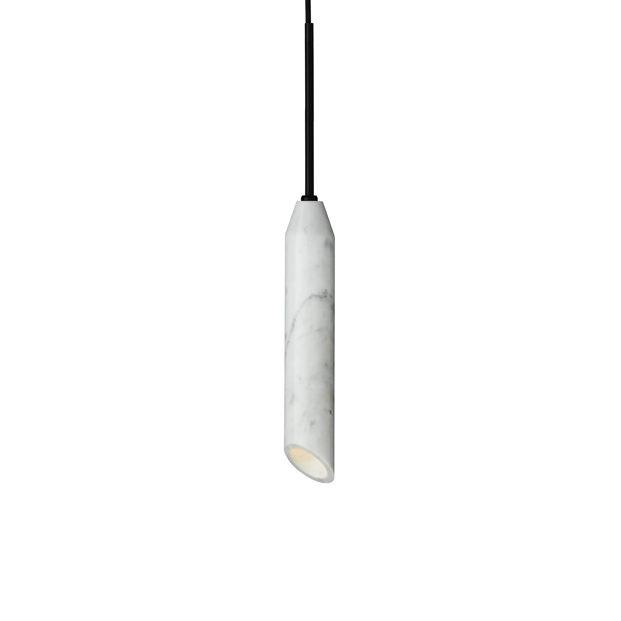 Lampa wisząca MARBLE ART biały marmur