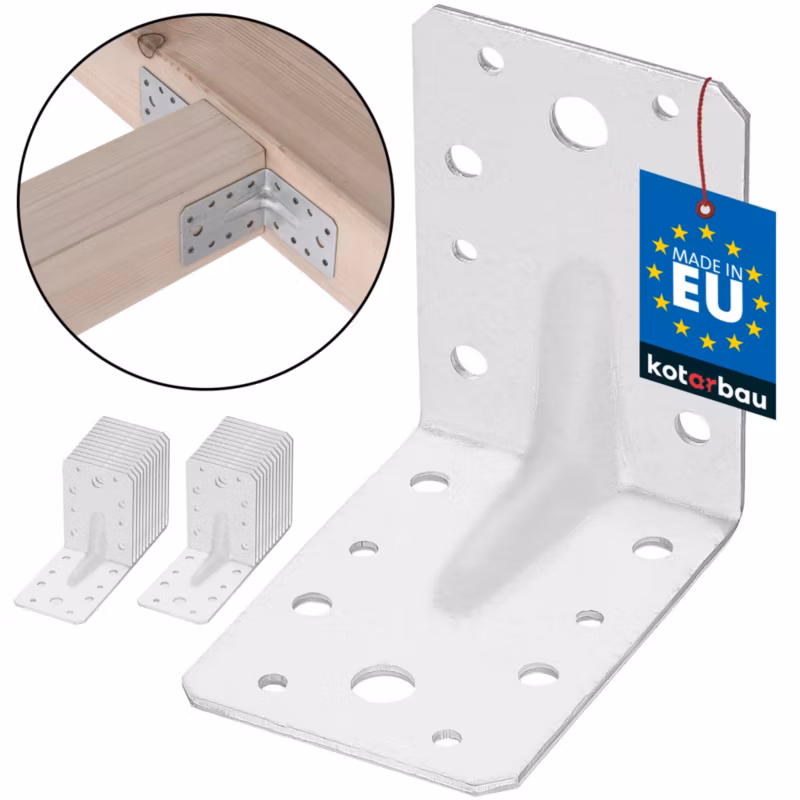 Kątownik łącznik KOTARBAU ciesielski 90x90x65 mm 25 szt.