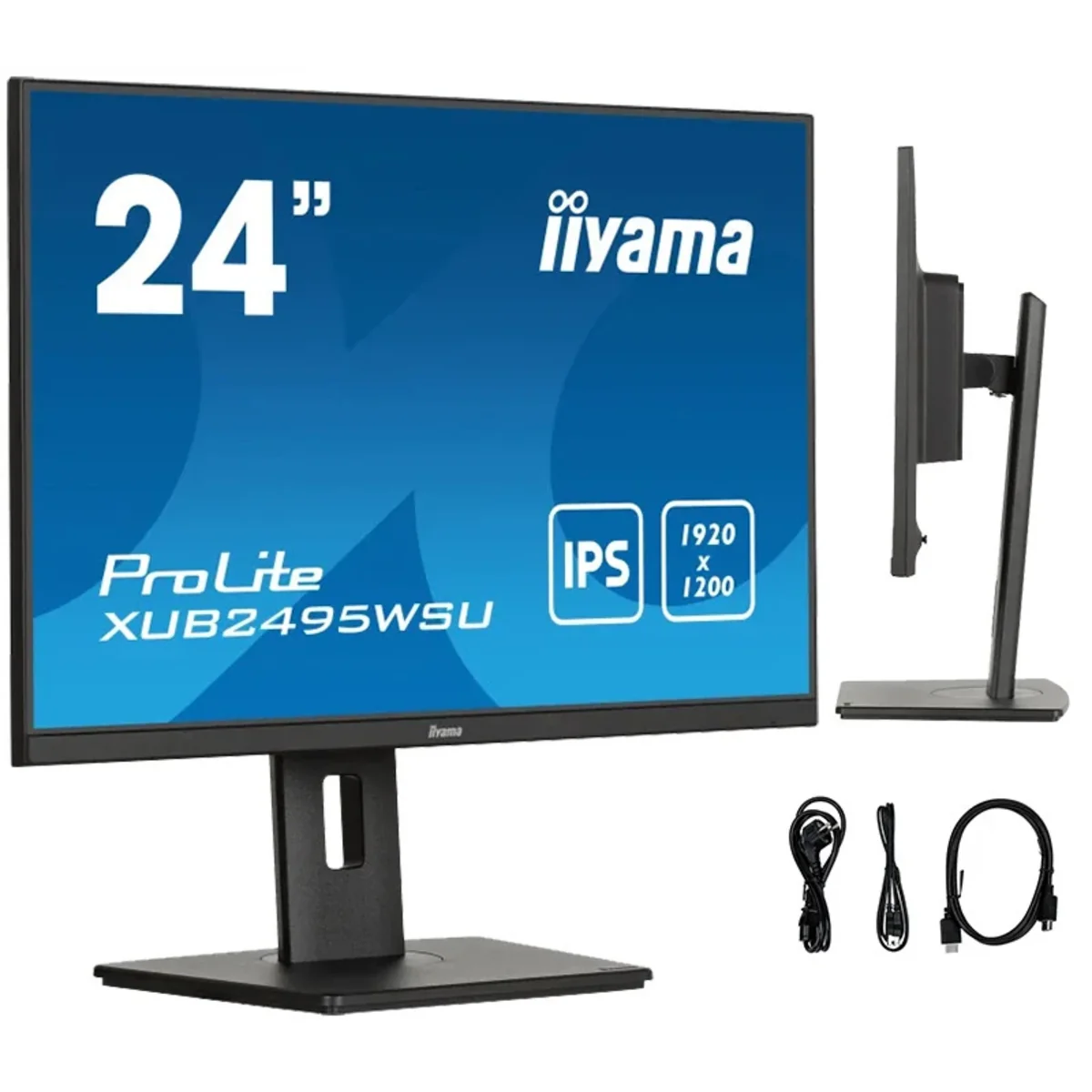Monitor iiyama ProLite XUB2495WSU-B7 24″ IPS 16:10 75Hz /HDMI, DP/ HAS XUB2495WSU-B7