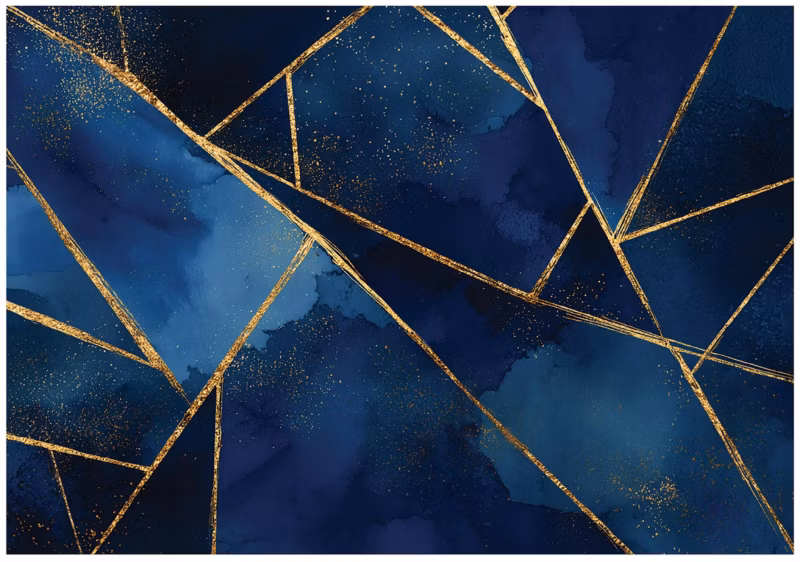 Fototapeta WALLARENA Do Sypialni Salonu Na Flizelinie Marmur Glamour Geometryczny 350×250 cm 1 szt.