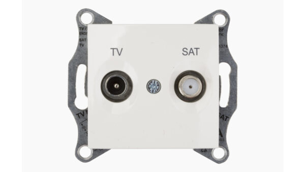 Sedna Gniazdo antenowe TV/SAT końcowe 1dB kremowe SDN3401623