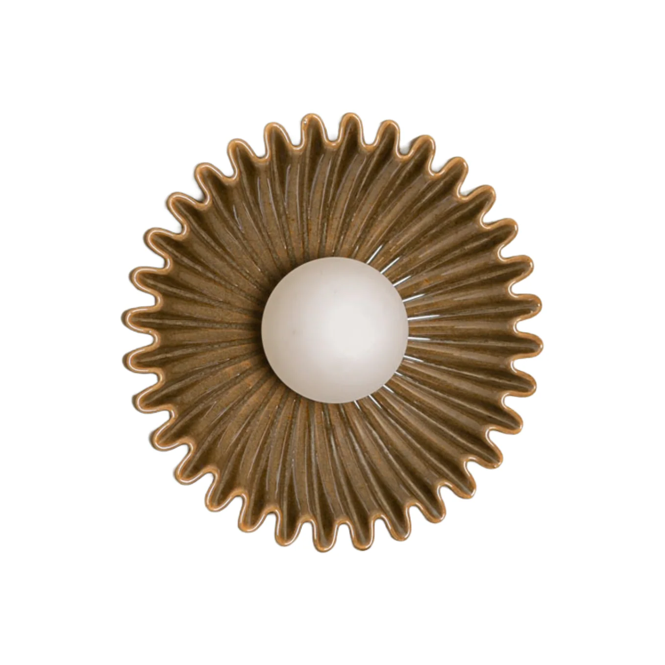 Kinkiet ceramiczny OSTRO zielony