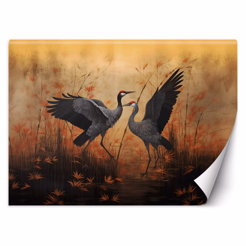 Fototapeta Feeby Żuraw Natura Ptaki 200×140 1 szt