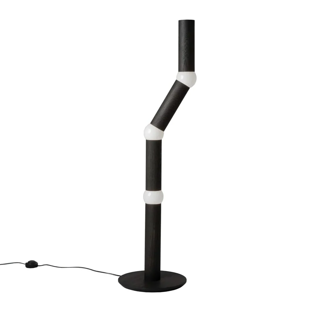 Lampa podłogowa LIGHTBONE czarny dąb