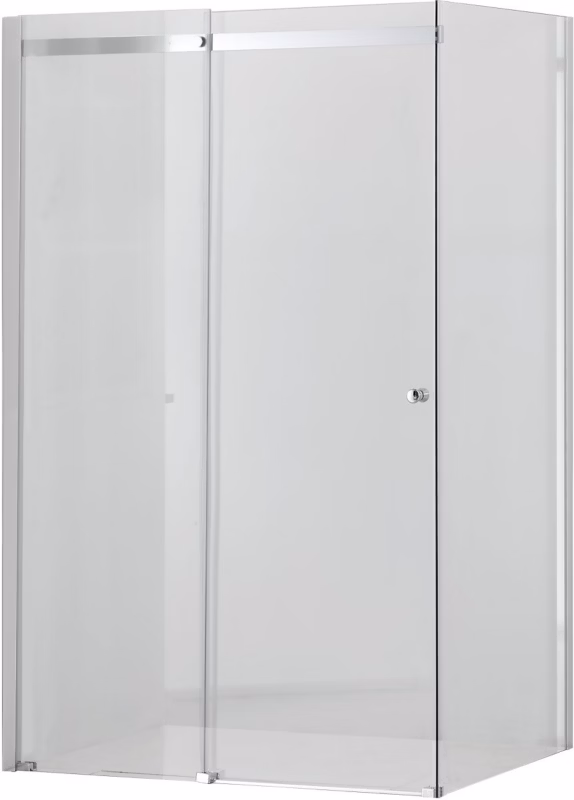 Kabina prysznicowa Hagser Frida 80×120 cm chrom drzwi rozsuwane szkło przezroczyste 1 szt.