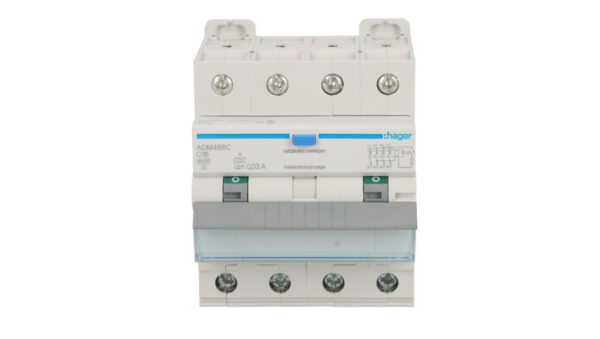 Wyłącznik różnicowo-nadprądowy RCBO 4P C16A 0,03A Typ A 6kA RCBO ADM466C