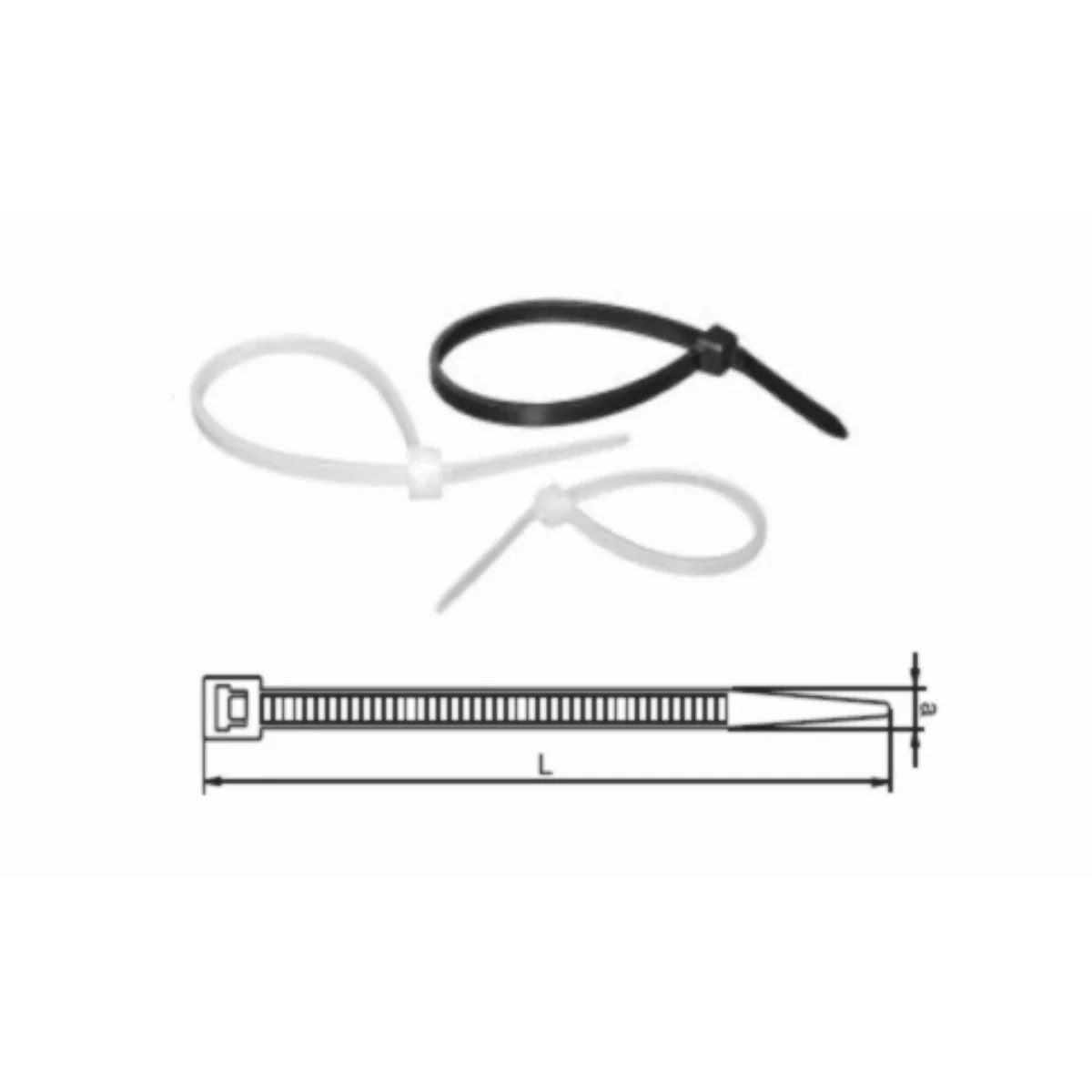 Opaska kablowa CT 540-7,8 (100szt.) TOOCW054007801