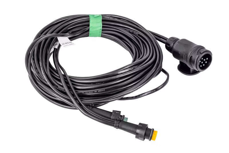 Instalacja elektryczna ASPÖCK wiązka przyczepy lawety 7 m wtyczka 13/8 PIN bajonety 2x 5 PIN 1 szt.