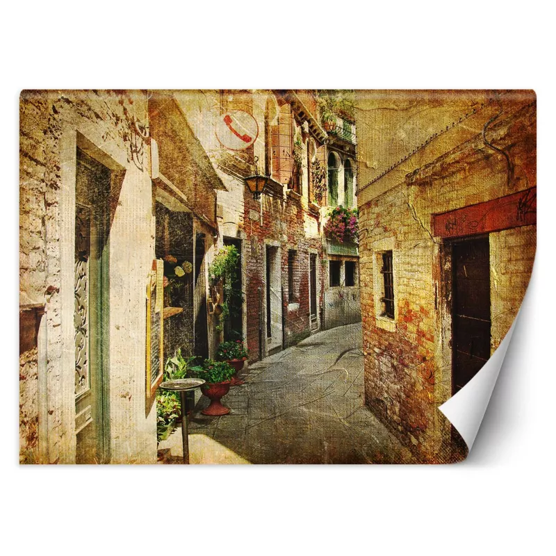 Fototapeta Feeby Uliczka między budynkami w Toskanii 200×140 1 szt