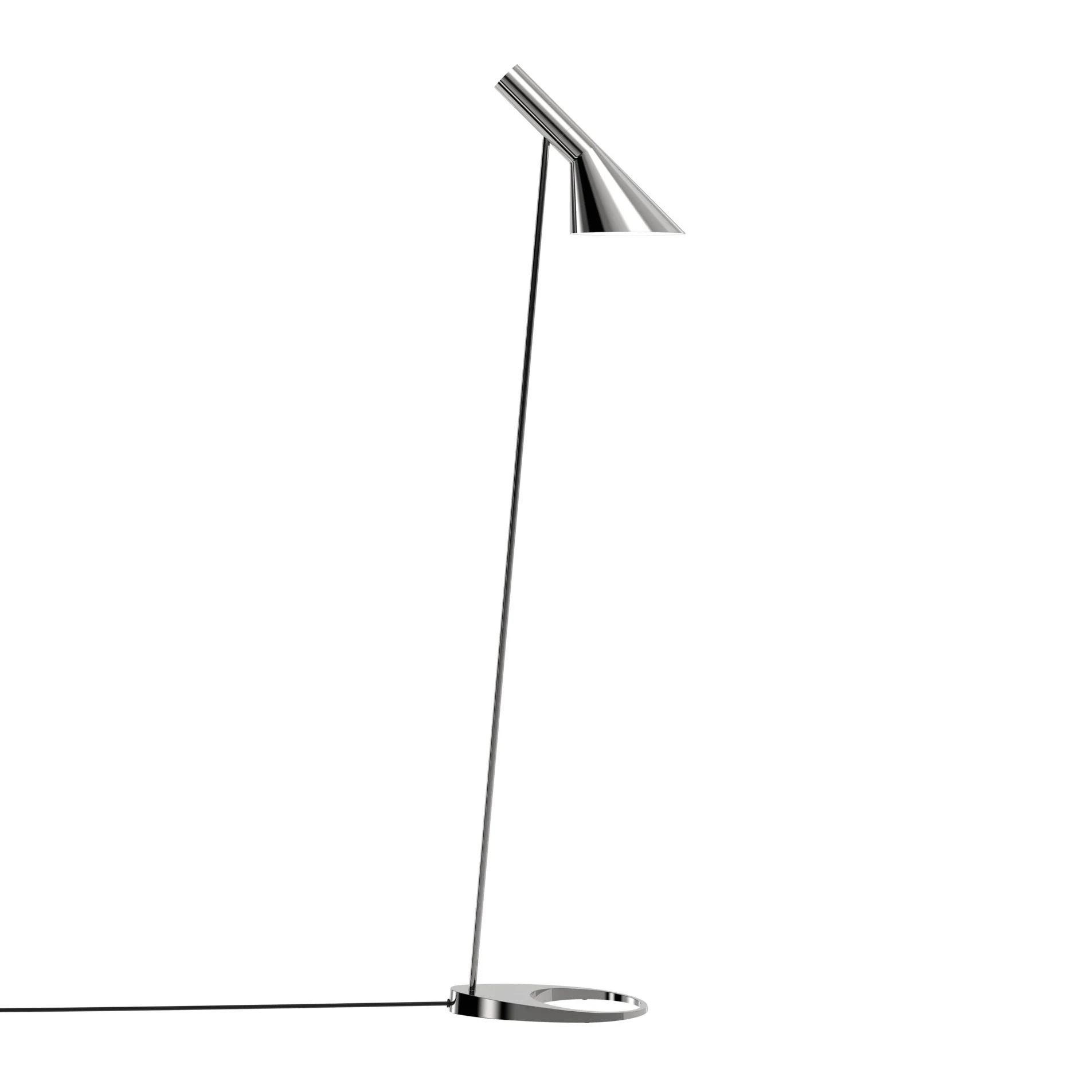 Lampa podłogowa AJ polerowana stal nierdzewna
