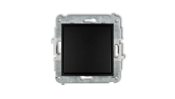 ICON Mechanizm łącznika krzyżowego (jeden klawisz bez piktogramu) czarny mat 12IWP-6.1