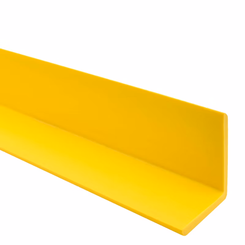 Kątownik miękki PCV 50x50mm, Ochronny profil L kątowy – 110 cm, żółty, 1 szt.