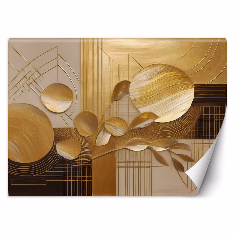 Fototapeta Feeby Złoty Glamour Abstrakcja 350×245 1 szt