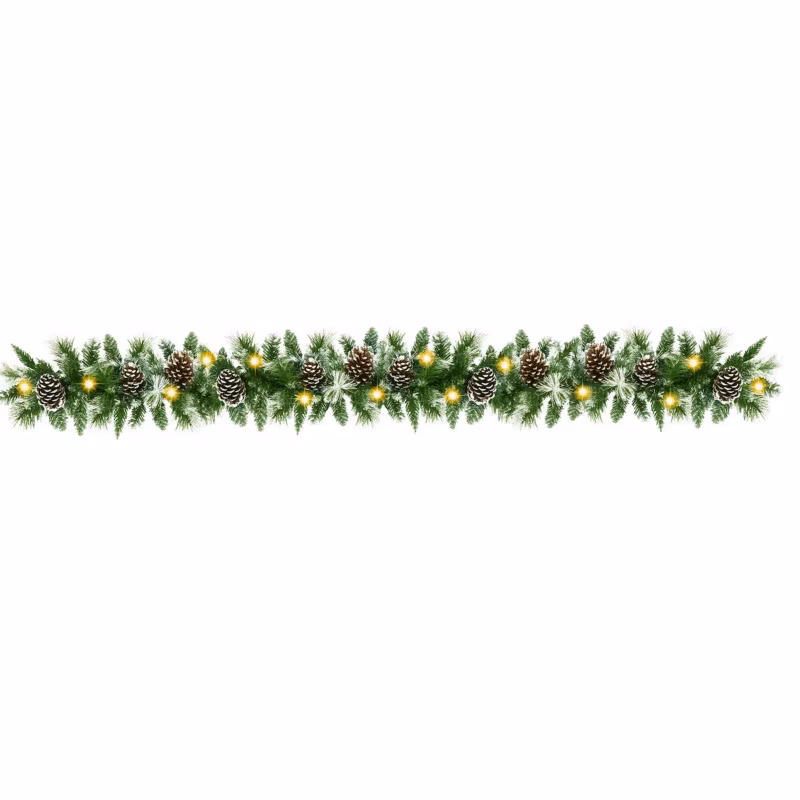 Girlanda choinkowa Springos 280 cm z lampkami 50 LED biały ciepły łańcuch z programatorem 1 szt.