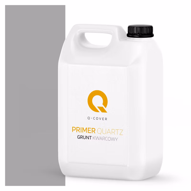 Grunt Kwarcowy pod Tynk Dekoracyjny Q-Cover Szary jasny D904 3KG