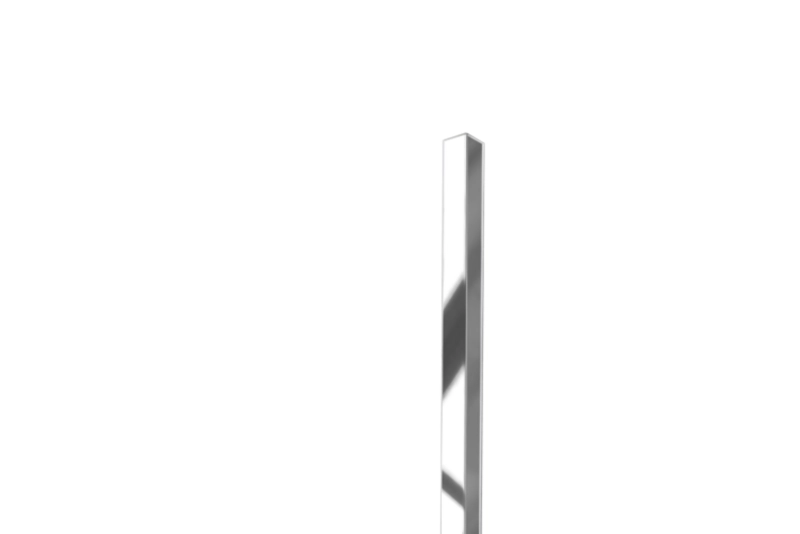 Kątownik wykończeniowy wewnętrzny L Lambro srebrny połysk 1cm x 1cm x 270cm 1 szt.