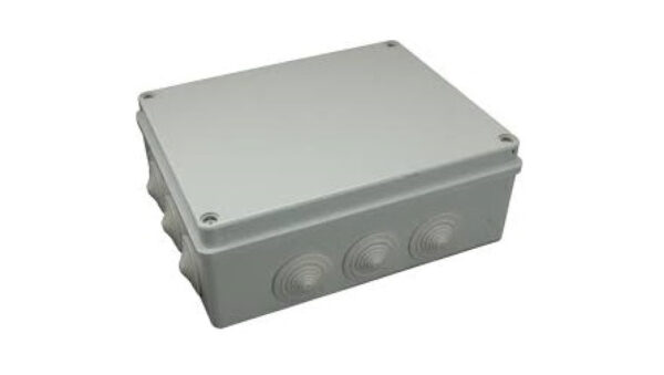 Puszka n/t hermetyczna 240x190x90 12 dławików IP65 szara S-BOX 506