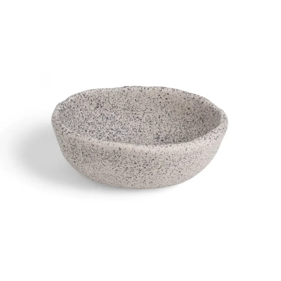 Miska NEWLITHIC szara porcelana