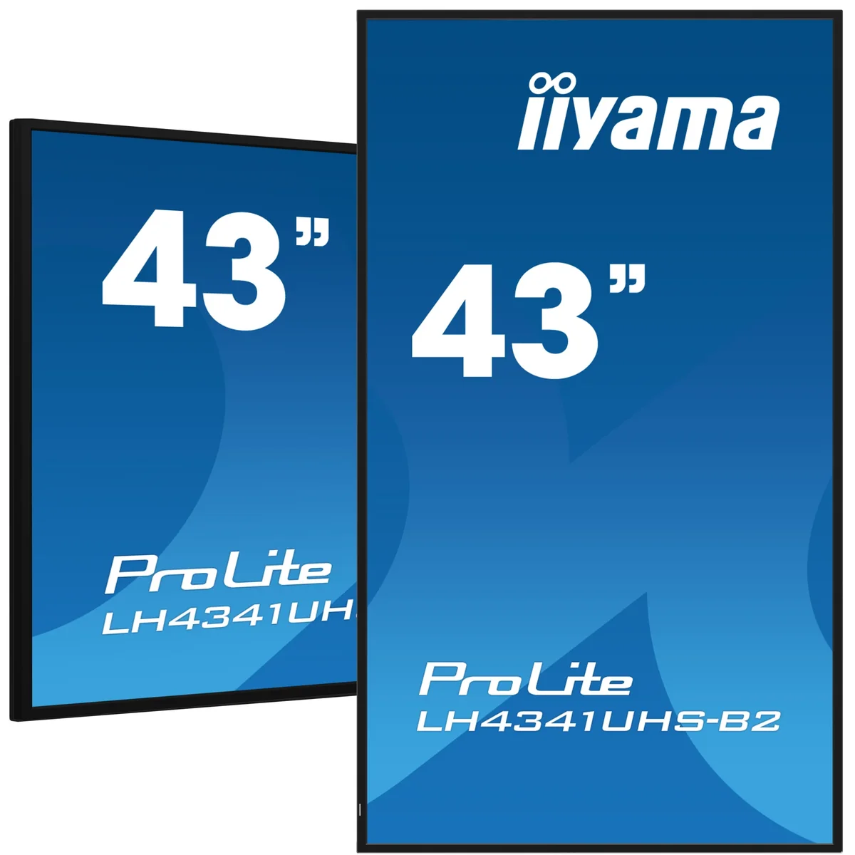 Monitor iiyama ProLite LH4341UHS-B2 43″ IPS LED, 4K, 24/7 Digital Signage, 1xVGA, 3xHDMI, Głośniki LH4341UHS-B2