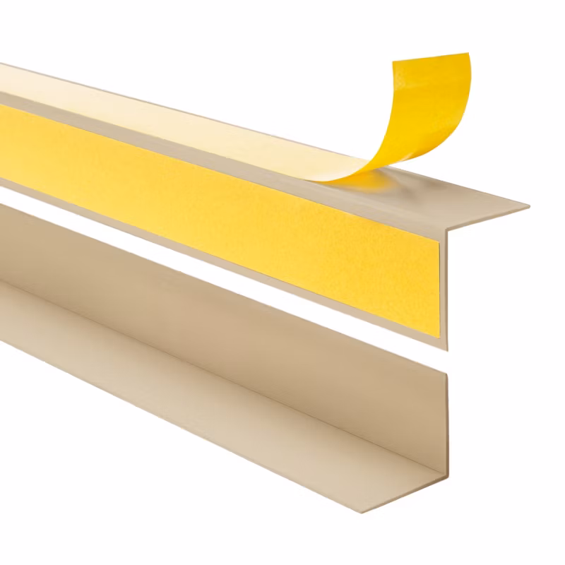 Kątownik twardy samoprzylepny PCV 30x30mm QUEST, Listwa Kątowa do Narożników Wewnętrznych -200 cm, beżowy, 1 szt.