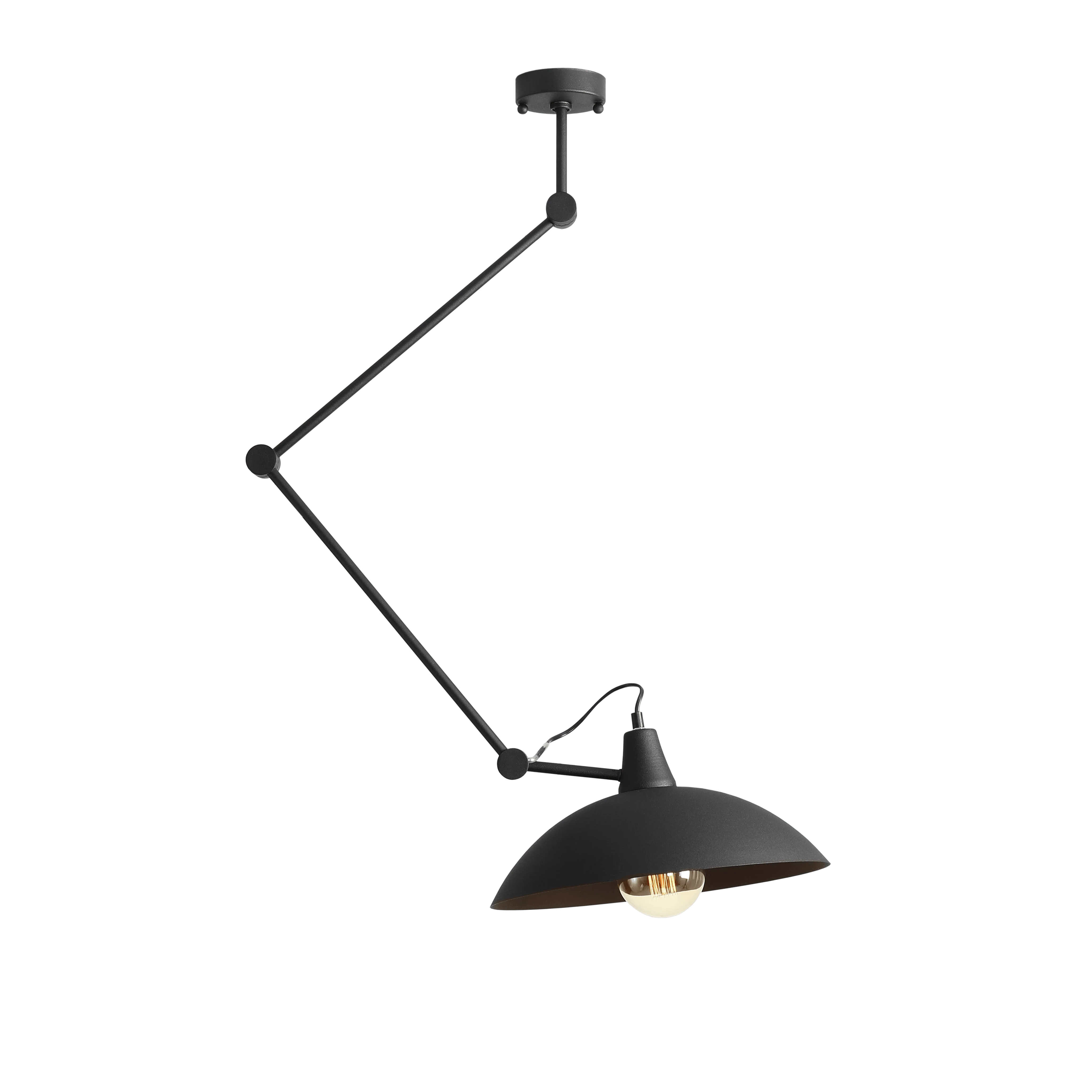 Lampa sufitowa regulowana MELOS czarny