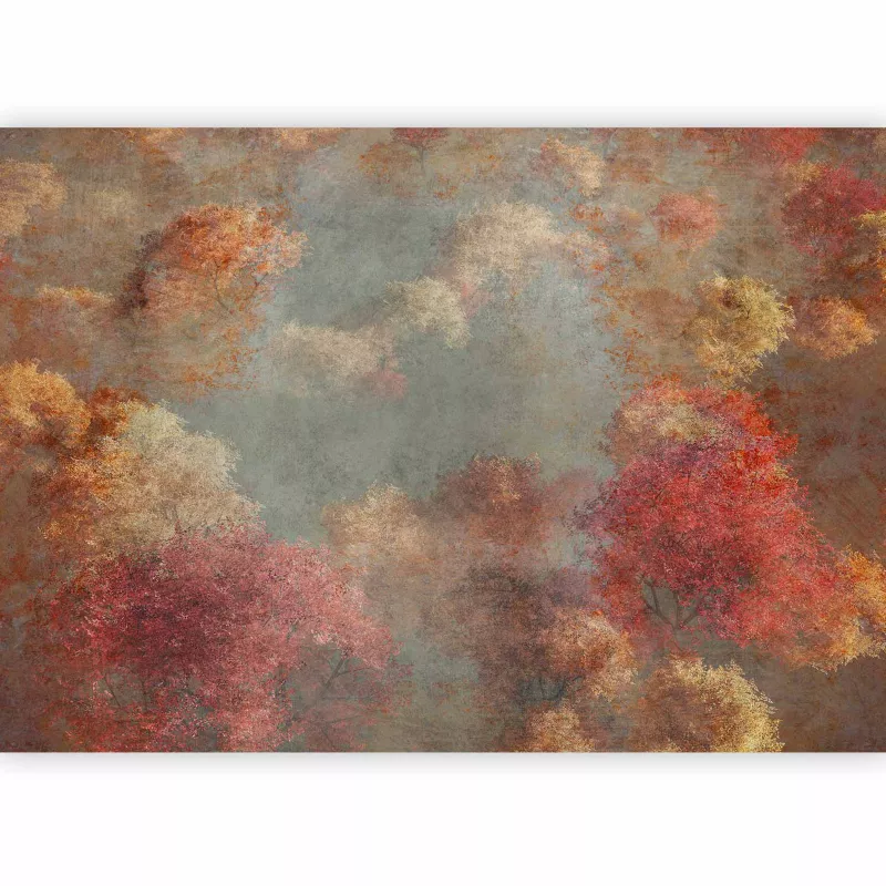 Fototapeta flizelinowa Artgeist 110g/m2 Kwiaty zielona 450×315 (9 części) 10012aa rolka 1 szt