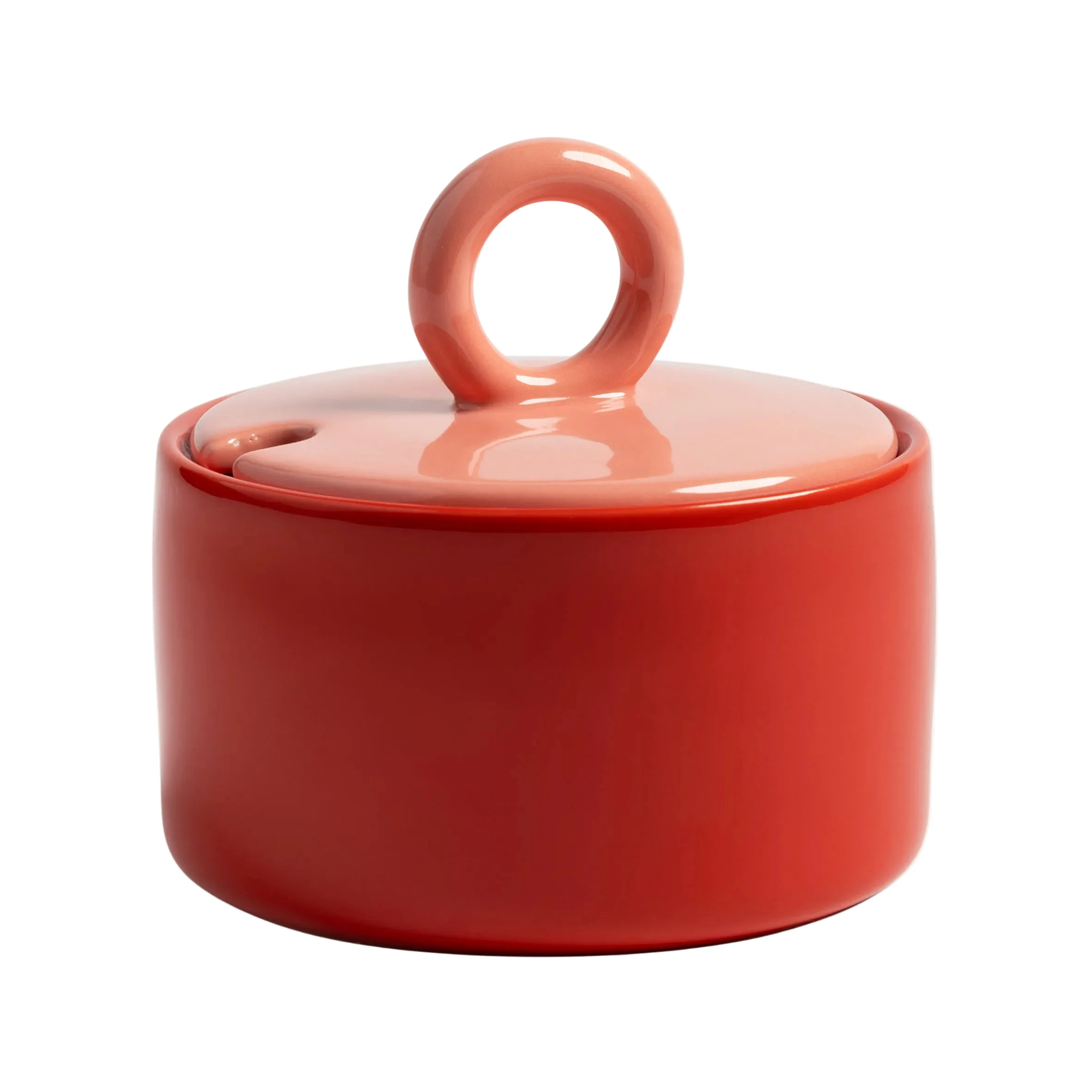 Cukiernica CHIQUITO czerwona porcelana