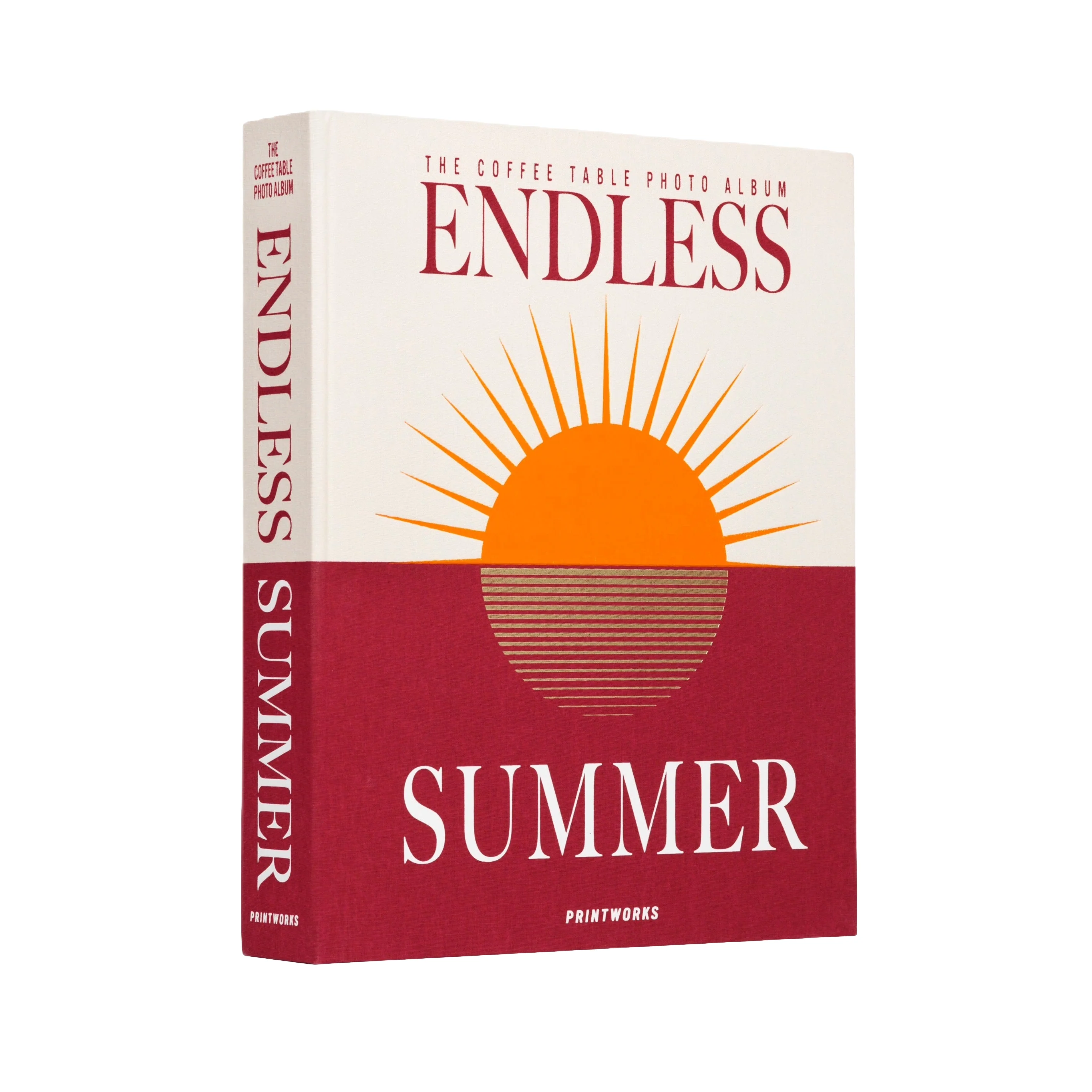 Album na zdjęcia ENDLESS SUMMER bordowy z beżowym