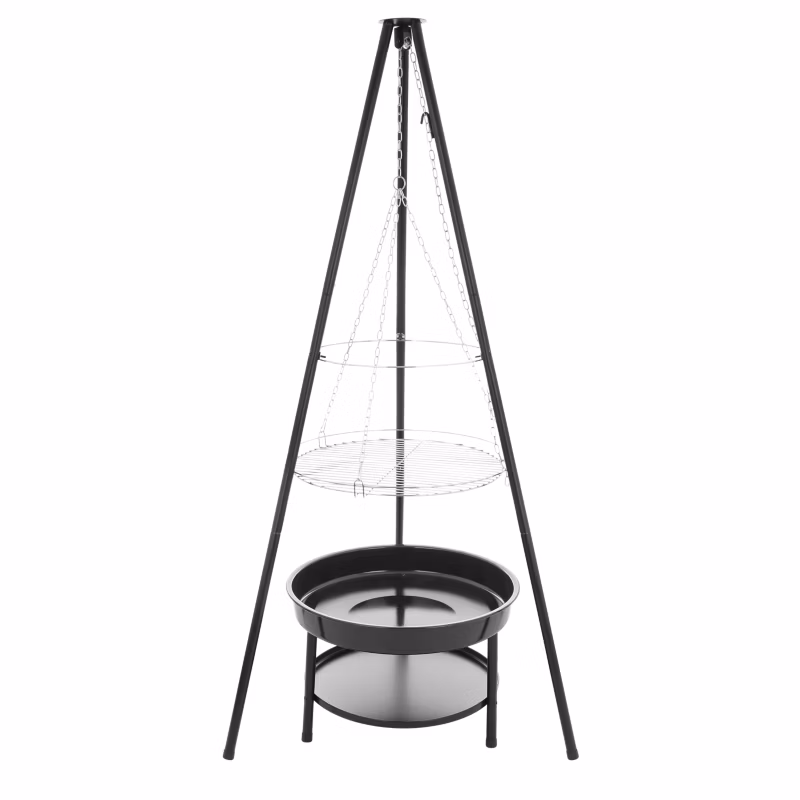 Grill Bauerkraft trójnóg grill wiszący ogniskowy ogrodowy 2w1 1 szt.