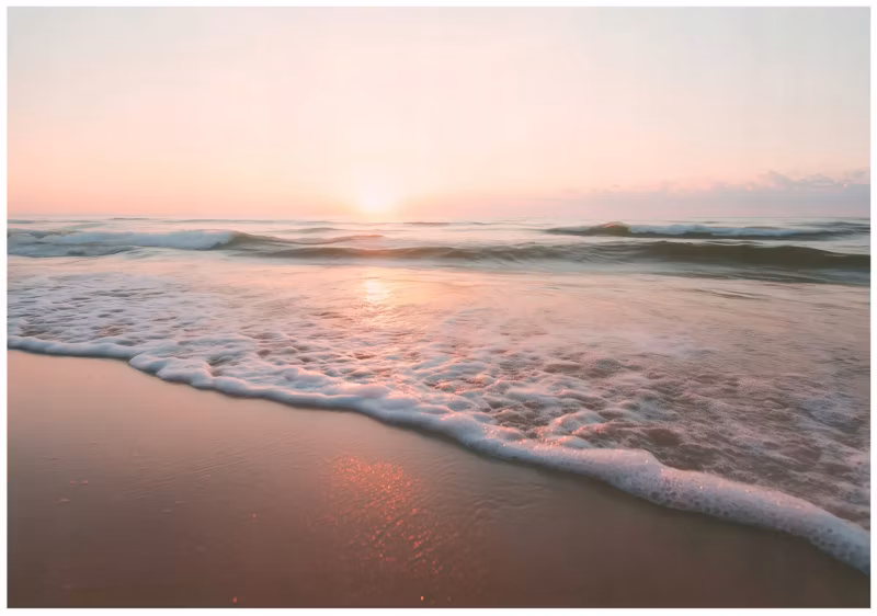 Fototapeta WALLARENA Do Sypialni Salonu Na Flizelinie Morze Plaża Natura 350×250 cm Tapeta Ścienna 1 szt.