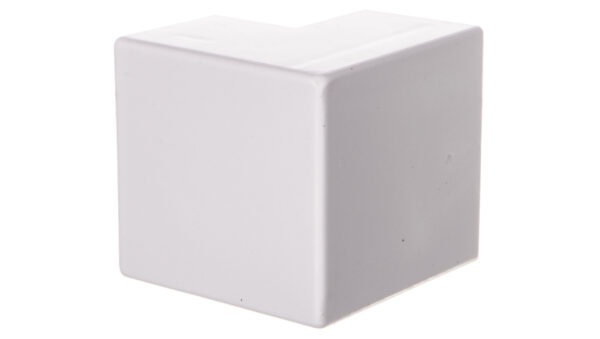 Narożnik do kanałów kablowych zewnętrzny AE 40×25 biały /2szt/ ECAE4025B