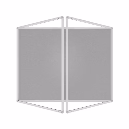 Gablota informacyjna wewnętrzna ALLboards 120×120 cm powierzchnia filcowa szara 1 szt.