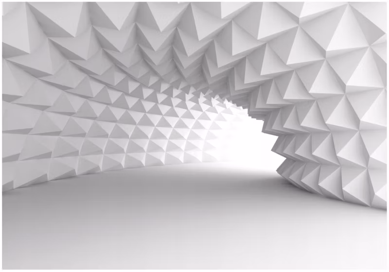 Fototapeta Na Flizelinie WALLARENA 350×250 cm Tapeta Do Sypialni Salonu 3D Tunel 1 szt.