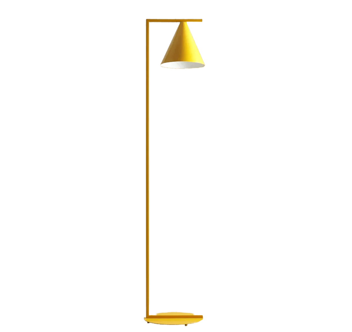 Lampa podłogowa FORM musztardowy