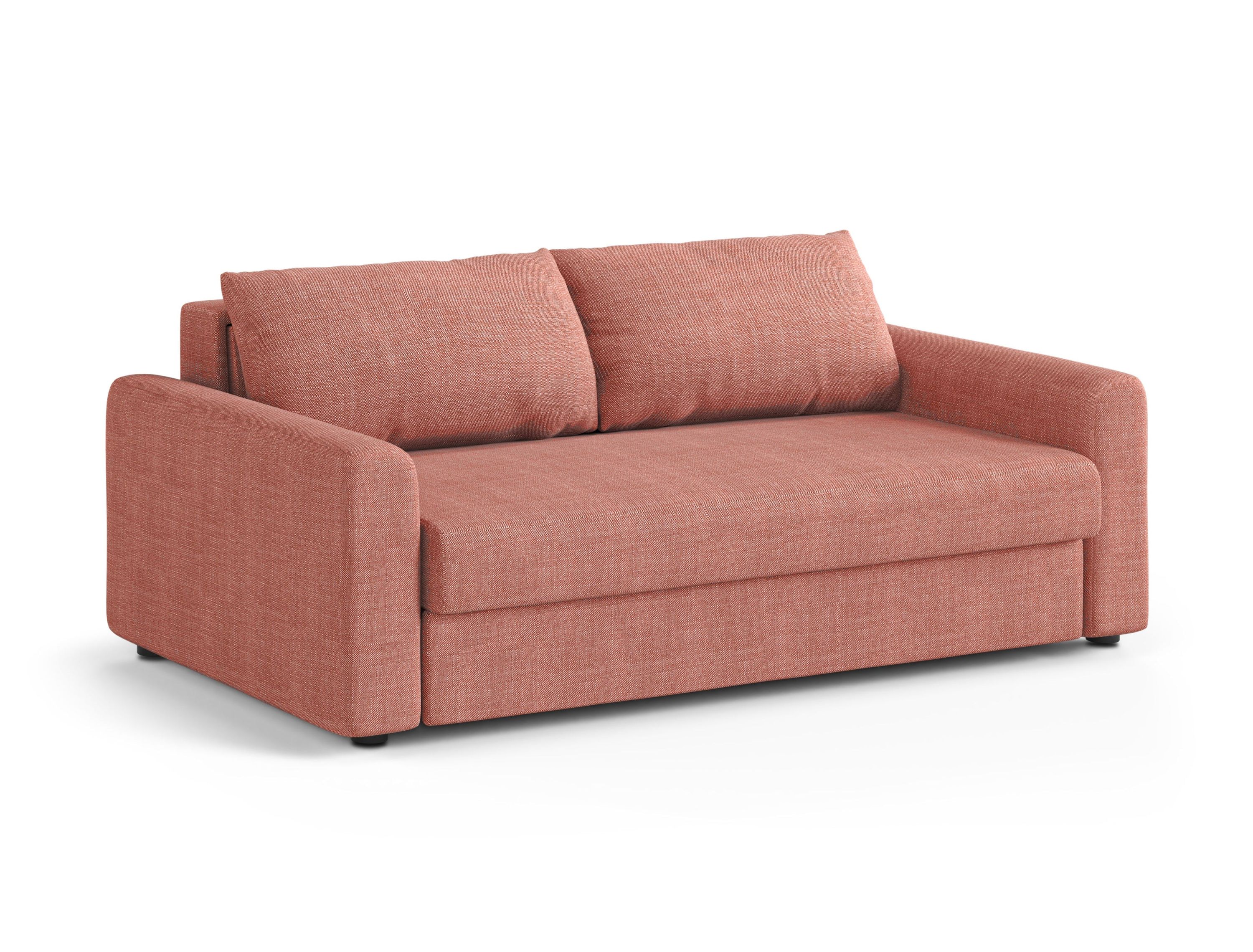 Sofa 3-osobowa z funkcją spania DAVID czerwony