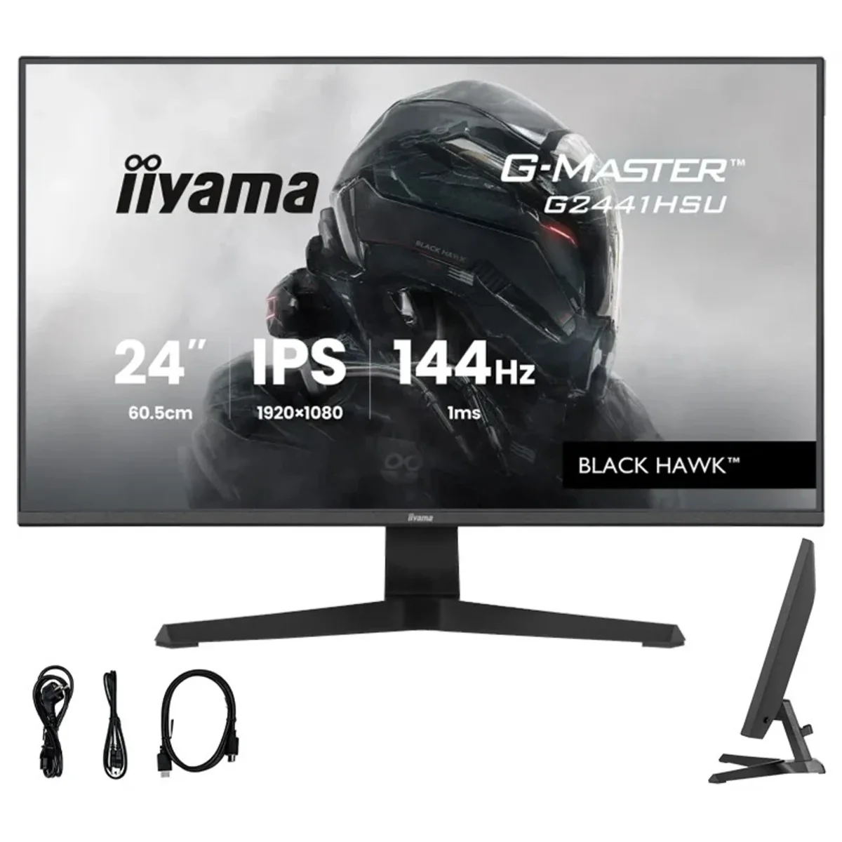 iiyama G-Master G2441HSU-B1 Black Hawk 24″ IPS LED 144Hz 1ms /HDMI, DisplayPort/ Freesync, Black Tuner G2441HSU-B1