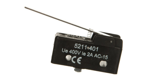 Wyłącznik krańcowy miniaturowy 1CO dźwignia płaska W0-5211-401