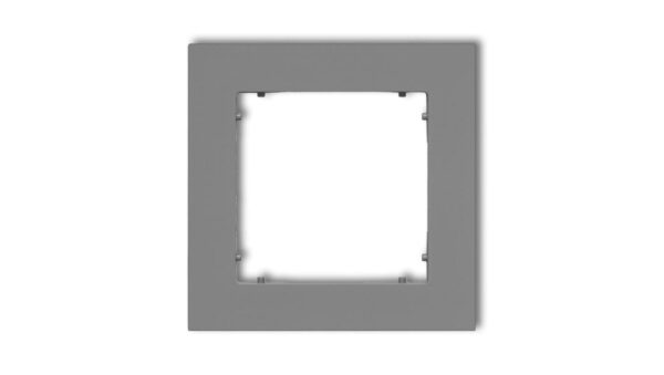 MINI Ramka pojedyncza szary mat 27MR-1