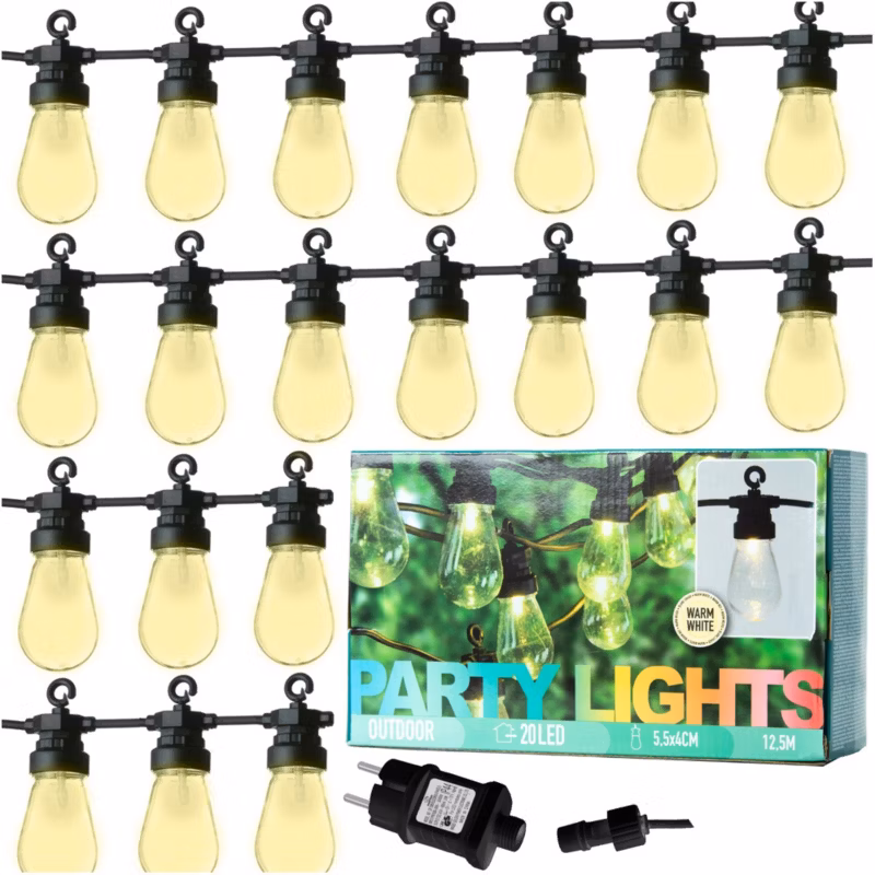 Girlanda Ogrodowa EDANTI 12,5 m lampki 20 LED 1 szt.