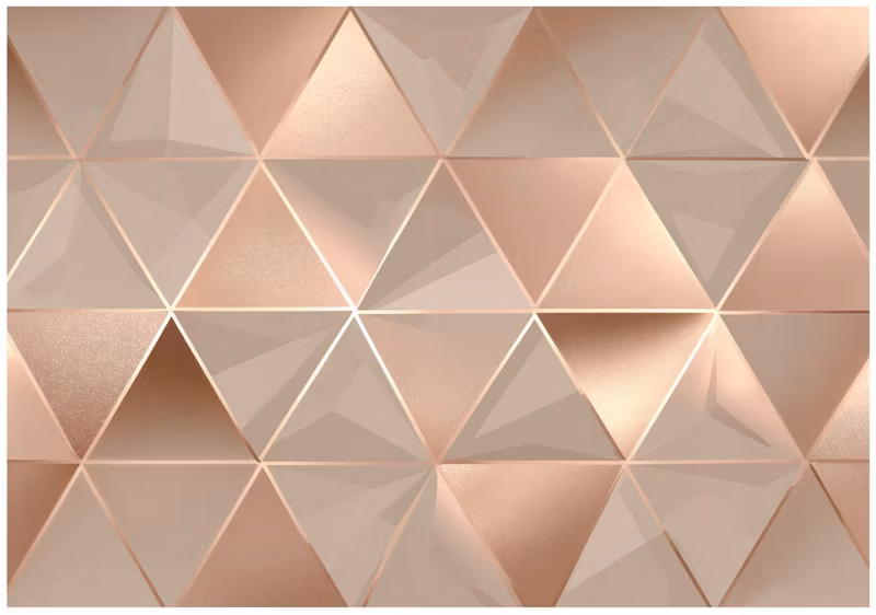 Fototapeta WALLARENA Do Sypialni Salonu Na Flizelinie Abstrakcja Geometryczna Glamour 300×210 cm 1 szt.