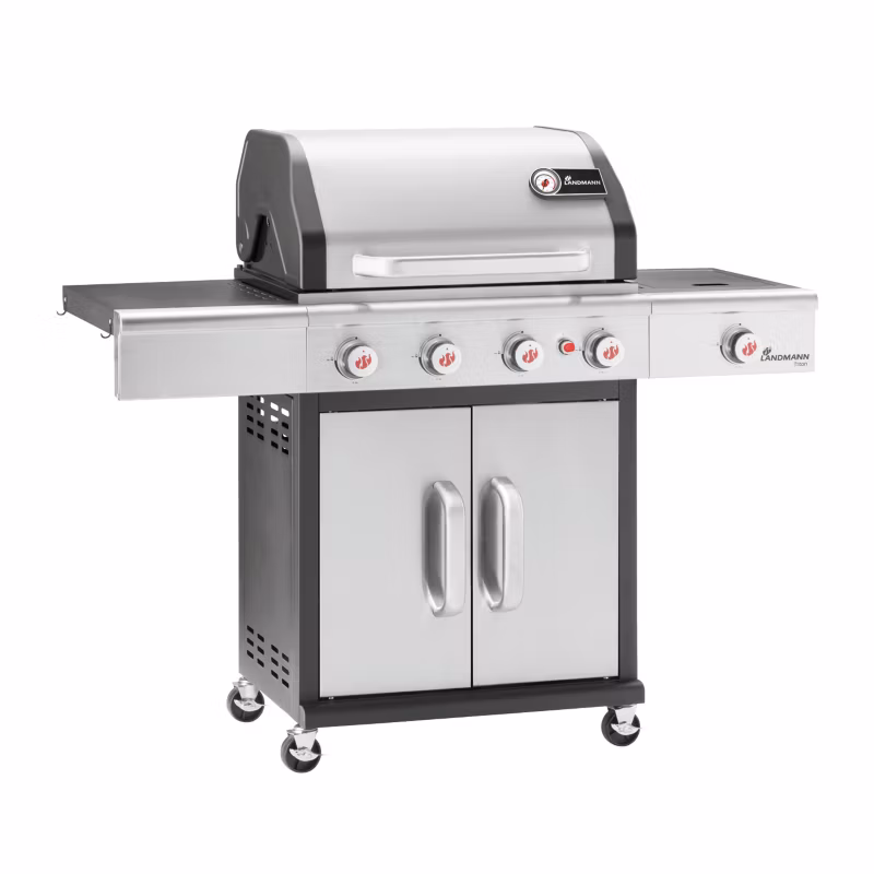 Grill gazowy – węglowy LANDMANN TRITON maxX PTS 4.1 INOX