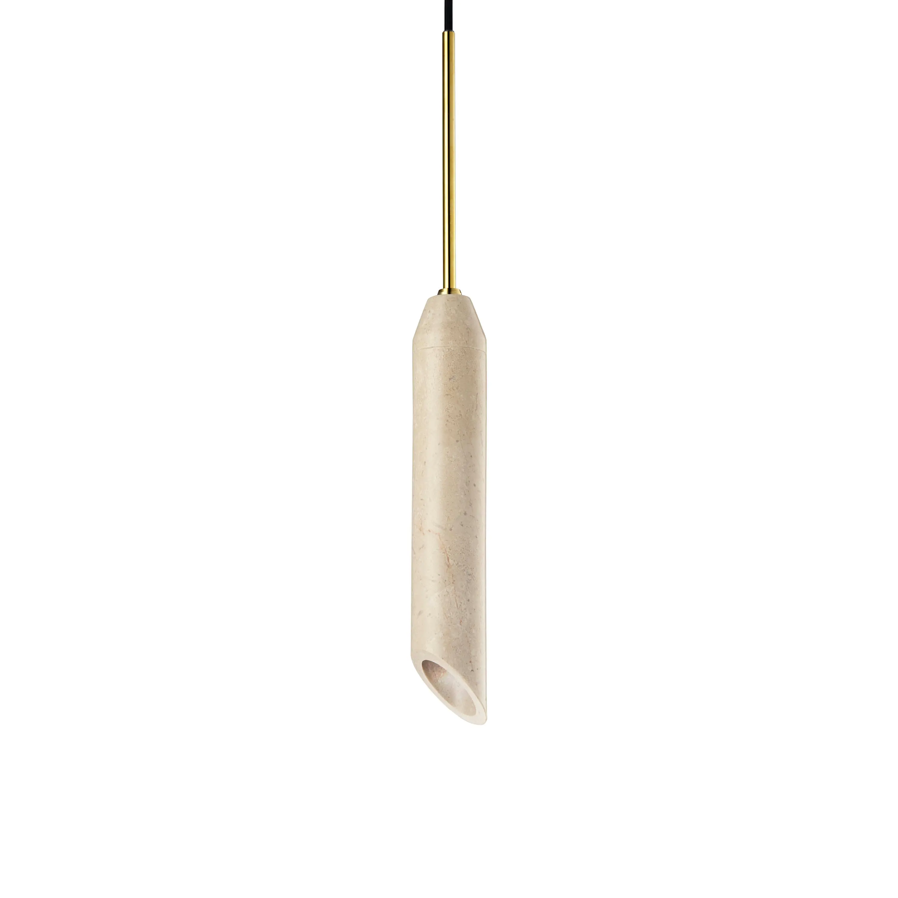 Lampa wisząca MARBLE ART piaskowy marmur