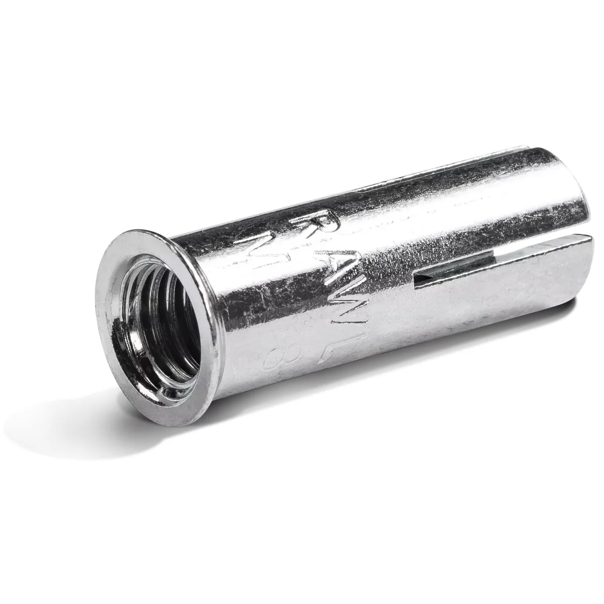 Kotwa tulejowa ocynkowana M6 x 40mm z gwintem wewnętrznym i kołnierzem 50 szt R-DCL-10