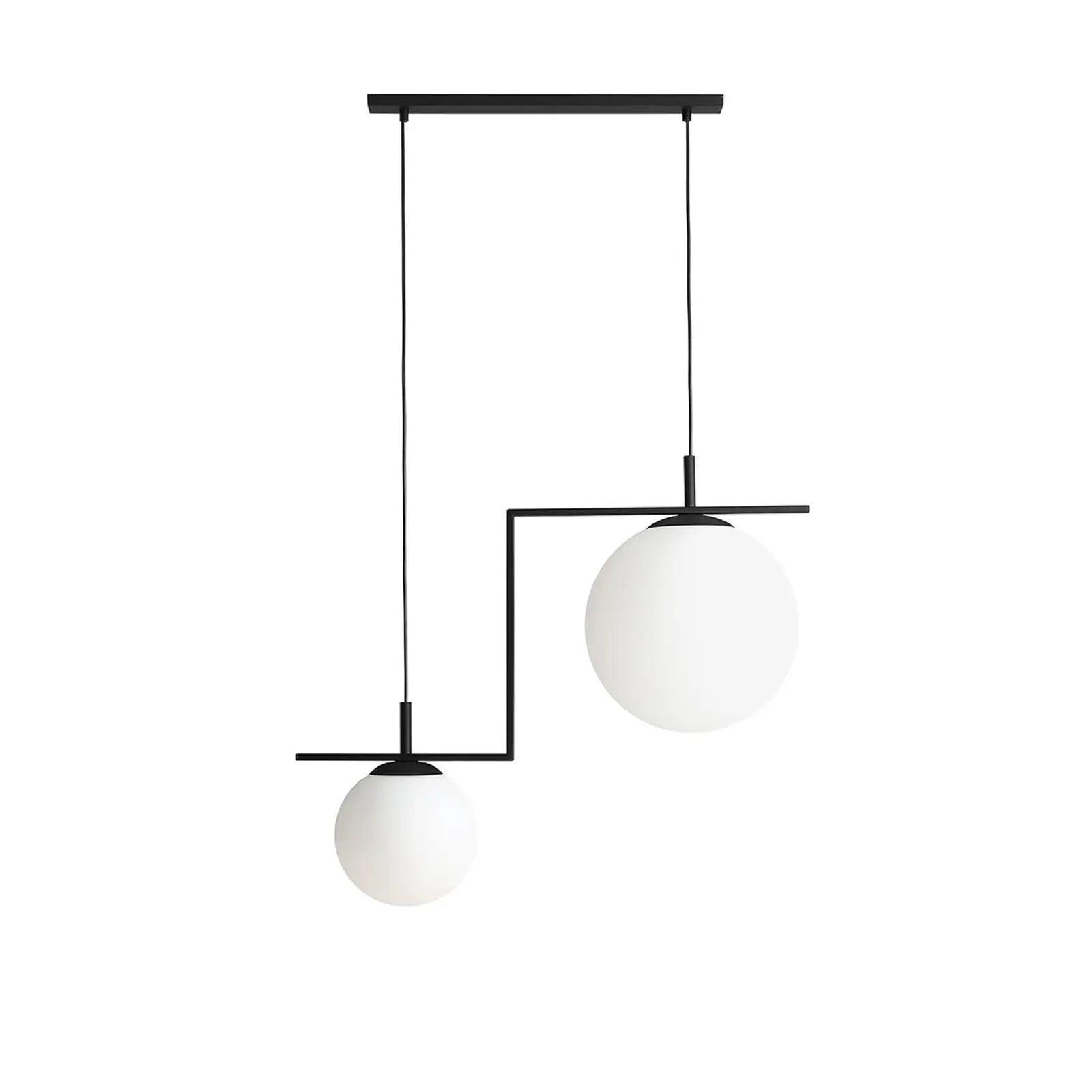Lampa wisząca ZAC DUO czarny