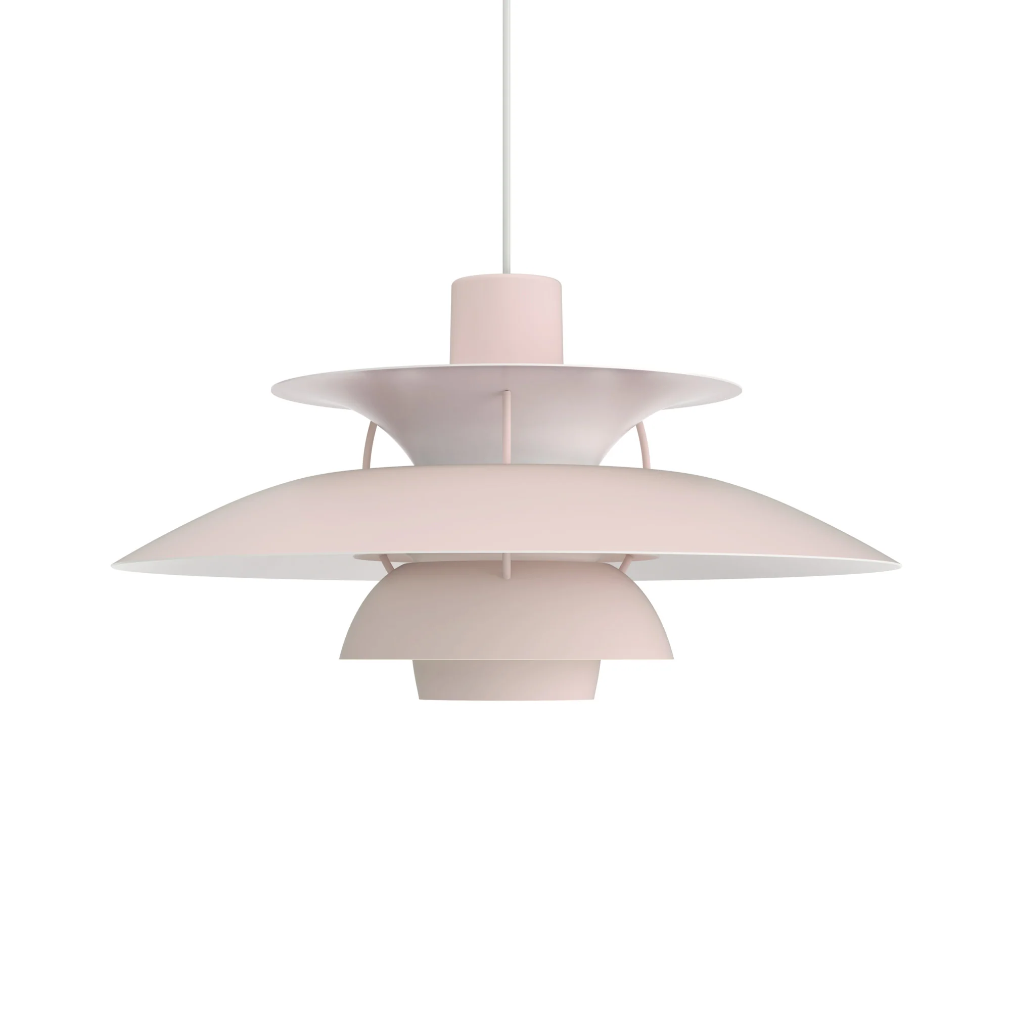 Lampa wisząca PH 5 monochromatyczny jasny różowy
